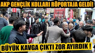 Gurbetçiler ve AKP gençlik kolları röportajı bastı  Büyük Kavga Çıktı Zor Ayırdık [upl. by Halivah]