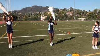 How to Use Poms Signs amp Megs  Cheerleading [upl. by Alonso]