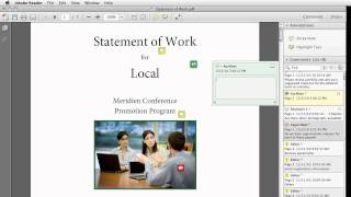 Commenting in Adobe Reader  Adobe Document Cloud [upl. by Spalding463]