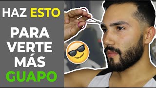 CÓMO DEPILAR LA CEJA SI ERES HOMBRE 👍😱 Fácil Paso a Paso [upl. by Yennek]