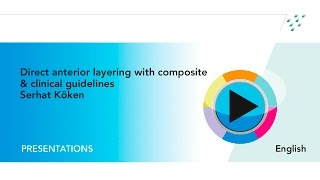 Webinar How to place composite restorations in anterior teeth with clinical guidelines by S Köken [upl. by Clovis685]