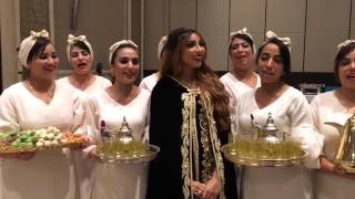 DOUNIA BATMA  28012017  إستقبال دنيا بطمة بالصلاة على حبيب الله محمد و الزغاريد [upl. by Anelys]