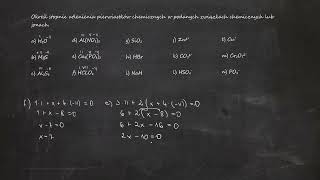 Określ stopnie utlenienia pierwiastków w podanych związkach lub jonach a H₂O b MgS c Al₂S₃ [upl. by Aneerahs]