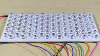 NEW Electronic Project DJ Light using 74HC595 and NE555 ic [upl. by Ayotna]