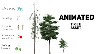 ANIMATED TREE ASSETlink in des [upl. by Ahusoj]