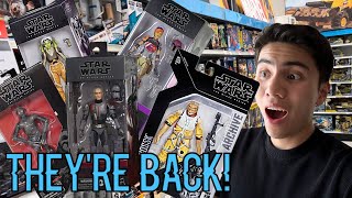 THEY’RE BACK Star Wars The Black Series ReReleases  Toy Hunt [upl. by Eelrebmik]