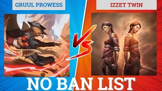 Gruul Prowess vs Izzet Twin  No Ban List Modern Gameplay [upl. by Nymrak]