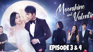 Moonshine and Valentine Episode 3 amp 4 Explained in Hindi  Chinese Drama  Explanations in Hindi [upl. by Arraik]