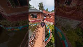 Ggaon kasauli lushlife 360 insta360x4 travel himachal kasauli mountains hills nature [upl. by Ainavi]