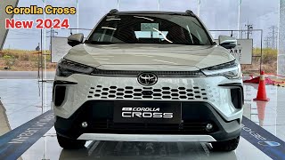 New 2024 Toyota Corolla Cross L8V Best SUV Super Luxury Exterior and Interior Walkaround Detial [upl. by Airpal903]