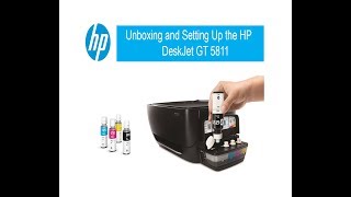 Unboxing and Setting Up the HP DeskJet GT 5811 [upl. by Kired571]