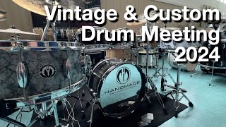 Vintage amp Custom Drum Meeting 2024 [upl. by Amrac]