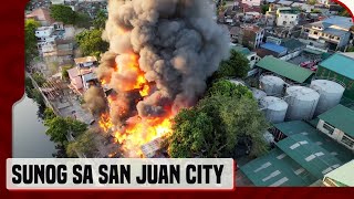 Sunog sumiklab sa Brgy Batis San Juan City [upl. by Bourque]