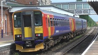 East Midlands Trains On Nottingham amp Skegness Services At Sleaford [upl. by Ojillib651]