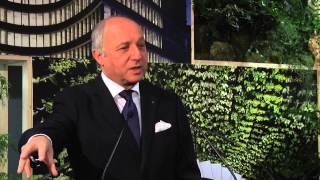 Inauguration de limmeuble quotGreen Stationquot dUnilever France discours de Laurent Fabius [upl. by Nylrebma]