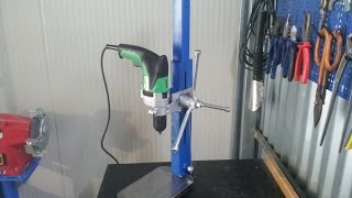 trapano a colonna fai da te homemade drill press [upl. by Iver573]