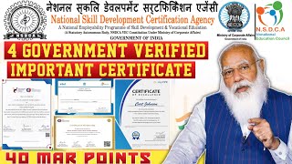 4 free govt certificate online 2021  makaut mar point  govt free certificate  free certificate [upl. by Nosreme511]