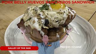 Smoked Pork Belly Huevos Rancheros Sandwiches [upl. by Saidel]