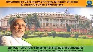 Live SwearinginCeremony of Narendra Modi as PM of India [upl. by Katzen]