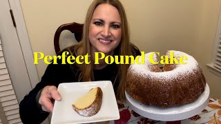 PERFECT Pound Cake 4Flavor Sour Cream Pound Cake [upl. by Nagek]