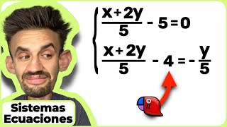 ✅ SISTEMAS de ECUACIONES LINEALES 2x2 de primer grado con DENOMINADORES como Daniel Carreón R15 [upl. by Ande]