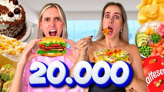 20000 CALORIËN ETEN BINNEN 24 UUR🍔 [upl. by Sgninnej]