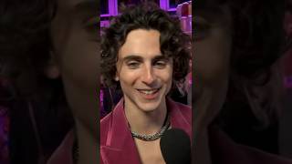 Timothee Chalamet on singing and dancing in Willy Wonka timotheechalamet [upl. by Aener]