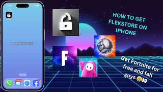 How to get flekst0re on IPhone “get Fortnite and fall guys for free” 😱 [upl. by Tarryn]