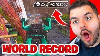 Reacting to the BEST APEX player in the WORLD 10800 DAMAGE WORLD RECORD [upl. by Rodmun]