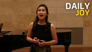 Pauline Viardots quotFleur Desséchéequot performed by 18YearOld Soprano Katrina Franco  Daily Joy [upl. by Eatnoled322]