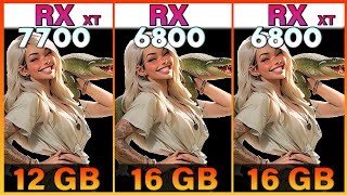 RX 7700 XT vs RX 6800 vs RX 6800 XT Tested in 10 Games  1080p vs 1440p [upl. by Nikolai]