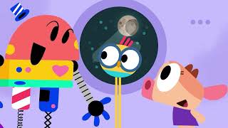 BABY BOT Knows the MOON 🌙 Cartoons for Kids  Lingokids  S1E3 [upl. by Seligmann]