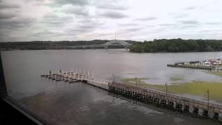 Susquehanna River Bridge crossing at over 100MPH [upl. by Gmur]