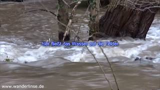 Hochwasser nach Unwetter in Ueberau Reinheim 512018 [upl. by Ellinnet884]