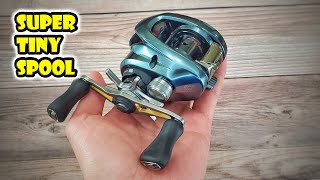 New 2022 Aldebaran BFS XG Finesse Baitcasting Reel Unboxing  Super Small Spool [upl. by Wallack]