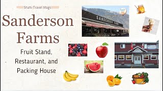 Sanderson Farms Fruit Stand Restaurant and Packing House Vlog Keremeos BC [upl. by Rex]