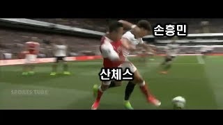 1617 시즌 평점8점 맹활약 하며 팀승리에 기여했던 손흥민 토트넘 vs 아스널 볼터치 및 하이라이트 60fps [upl. by Fanchette879]