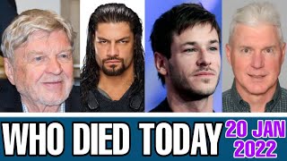 5 famous Calebrities who died on 20 January 2022  Who died today  actors who died today [upl. by Tterraj304]