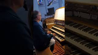 Pirates of the Caribbean  Davy Jones arr Norbert Langstein on organ [upl. by Ieppet]