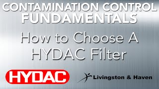 How to Choose A HYDAC Filter [upl. by Anuahsed]