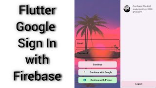 Flutter Google Sign In with Firebase2024 [upl. by Sennahoj21]