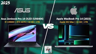 Zenbook 14 Pro OLED 2023 vs MacBook Pro 14 2023 [upl. by Acsicnarf504]