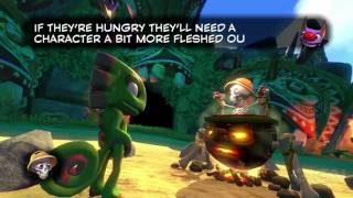 YookaLaylee  6 minutes of gameplaywith added music  quotTribalstack Tropicsquot1st level [upl. by Carlock381]