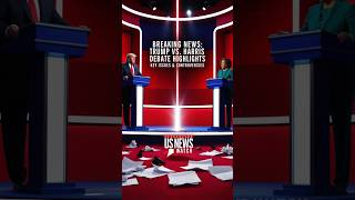 Debate trump debate with Harris debaterecap debatewithharrish americanpresident debate news [upl. by Ainehta146]