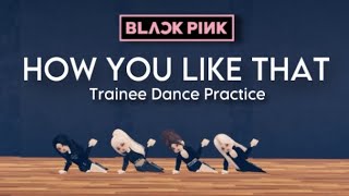 ‘How You Like That’ Trainee Dance Practice Video  ROBLOX KPOP [upl. by Cora533]