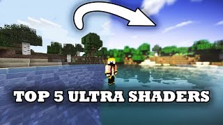 TOP 5 MEJORES SHADERS PARA MINECRAFT 114  Increible  LoMasterYT [upl. by Arnuad680]