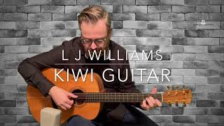 L J Williams Kiwi Guitar from Taraire Wood at GuitarGalcom [upl. by Rednasela]