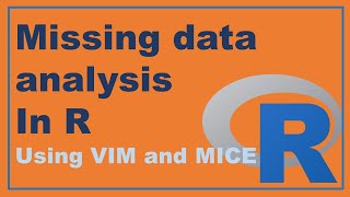 Missing data analysis using mice package in r  data handling in r studio [upl. by Lerud762]