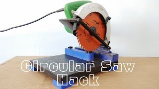 Circular saw Hack  Make A Mini Chop saw Machine [upl. by Duvall]