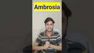 Ambrosia Homeopathic Medicine shorts youtubeshorts [upl. by Initsed511]